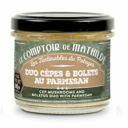 Duo Cèpes & Bolets Au Parmesan - 90g 3 Duo Cèpes & Bolets Au Parmesan - 90g