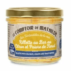 Devant 27 Rillettes De Bar Citron Et Poivre De Timut - 100g