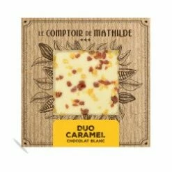 Tablette Duo Caramel - Chocolat Blanc